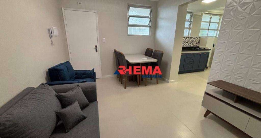 Apartamento com 2 dormitórios para alugar, 66 m² por R$ 3.600,02/ano - José Menino - Santos/SP