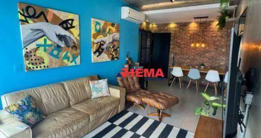 Apartamento com 2 dormitórios à venda, 83 m² por R$ 800.000,00 - Boqueirão - Santos/SP
