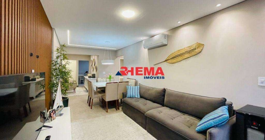Apartamento com 2 dormitórios à venda, 95 m² por R$ 1.190.000,00 - Aparecida - Santos/SP
