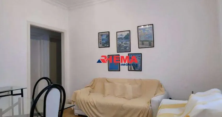 Apartamento com 2 dormitórios à venda, 65 m² por R$ 490.000,00 - Aparecida - Santos/SP