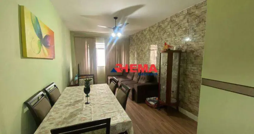 Apartamento com 2 dormitórios à venda, 68 m² por R$ 500.000,00 - Ponta da Praia - Santos/SP