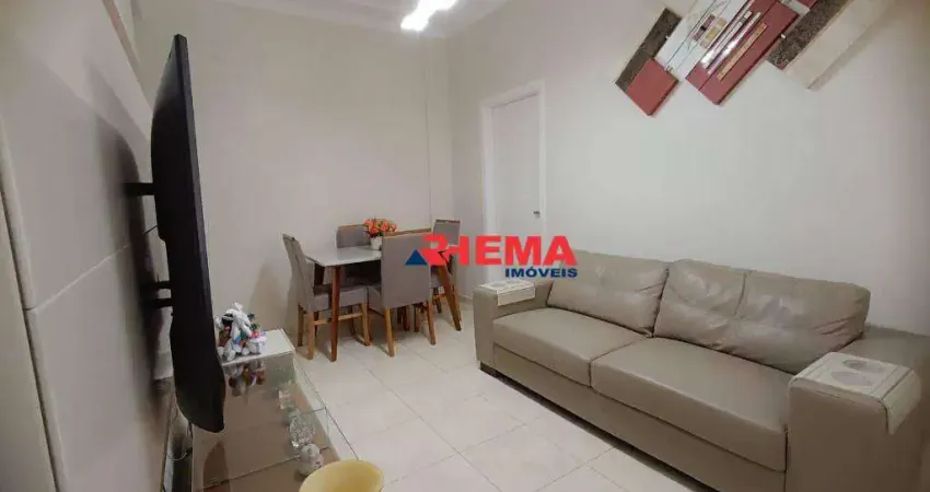 Apartamento com 1 dormitório à venda, 59 m² por R$ 390.000,00 - Boqueirão - Santos/SP