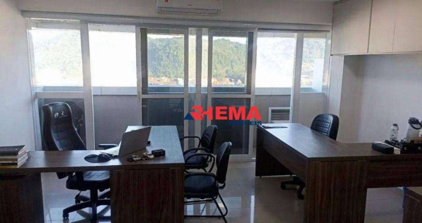 Sala para alugar, 42 m² por R$ 3.300,01/mês - Vila Belmiro - Santos/SP