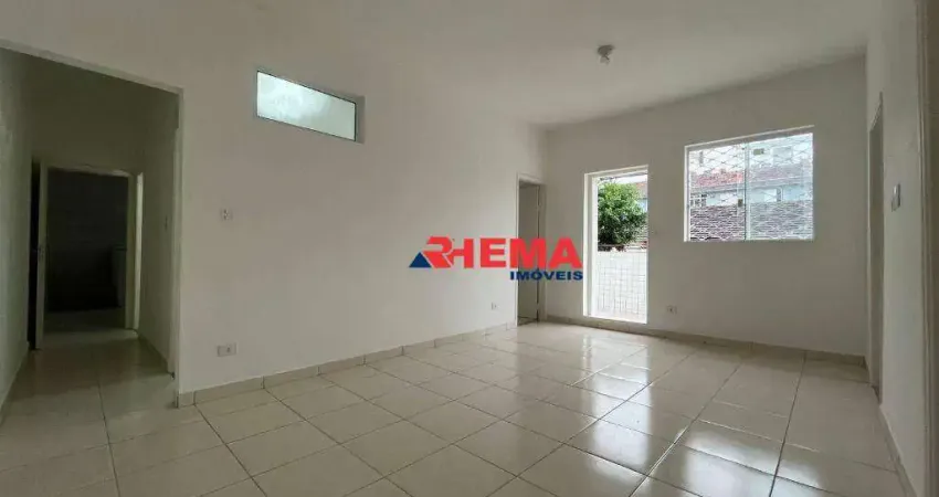Casa com 3 dormitórios para alugar, 120 m² por R$ 3.500,02/ano - Campo Grande - Santos/SP