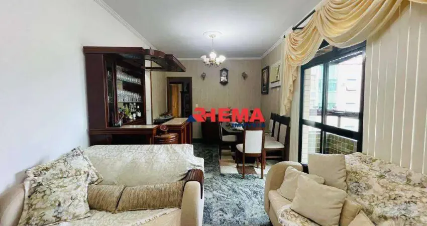 Apartamento com 3 dormitórios à venda, 111 m² por R$ 1.399.000,00 - Aparecida - Santos/SP