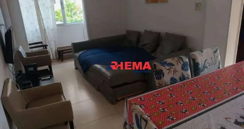 Apartamento com 1 dormitório para alugar, 57 m² por R$ 2.100,01/mês - Itararé - São Vicente/SP