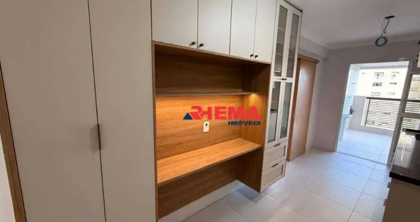 Apartamento com 2 dormitórios para alugar, 87 m² por R$ 8.500,01/mês - Gonzaga - Santos/SP