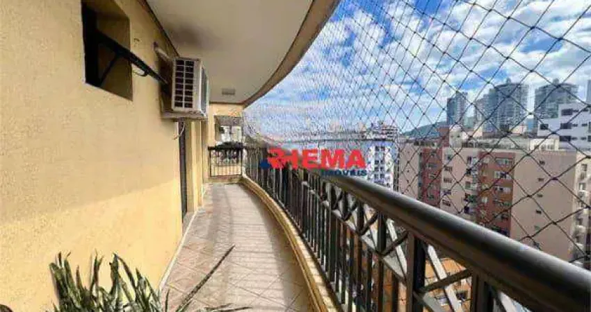 Apartamento com 2 dormitórios para alugar, 106 m² por R$ 6.001,00/mês - Ponta da Praia - Santos/SP
