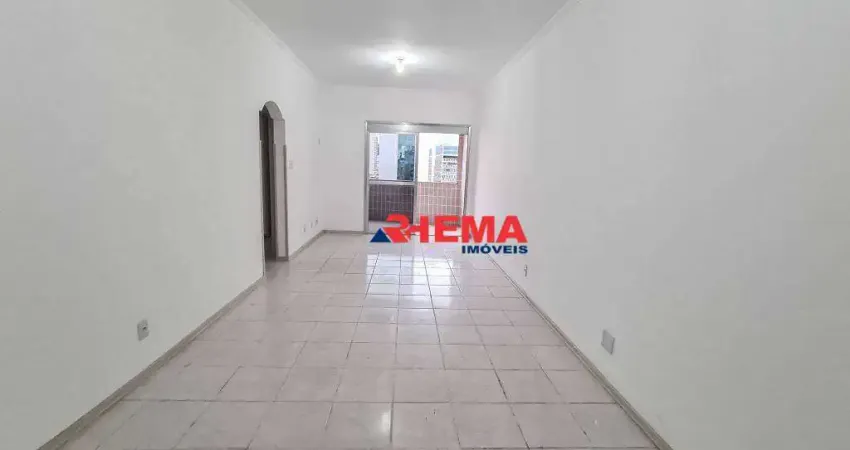Apartamento com 2 dormitórios para alugar, 100 m² por R$ 3.500,02/mês - Vila Matias - Santos/SP
