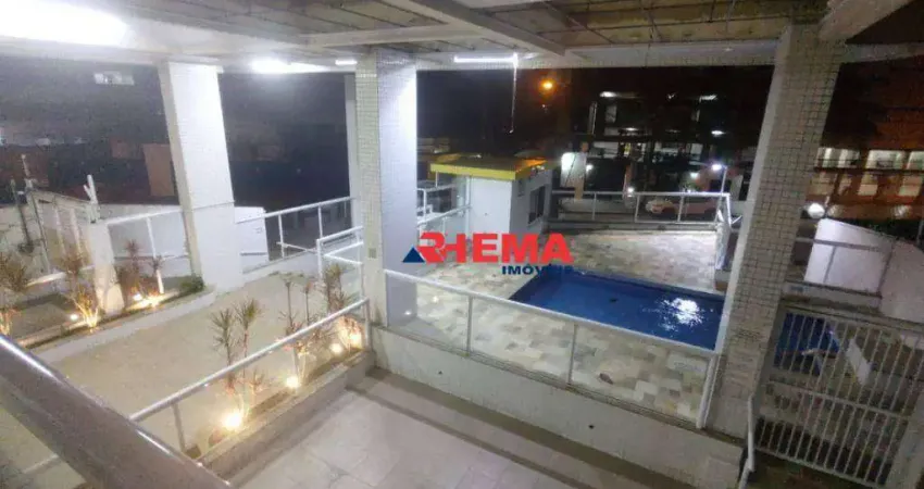 Apartamento com 1 dormitório para alugar, 58 m² por R$ 2.441,00/mês - Mirim - Praia Grande/SP
