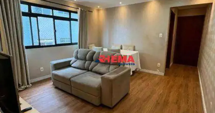 Apartamento com 2 dormitórios à venda, 80 m² por R$ 620.000,00 - Campo Grande - Santos/SP