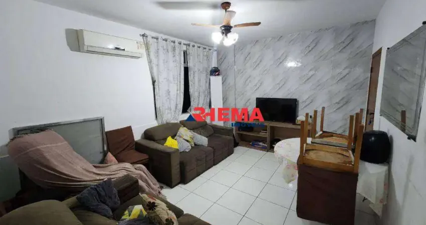 Apartamento com 3 dormitórios à venda, 82 m² por R$ 430.000,00 - Aparecida - Santos/SP