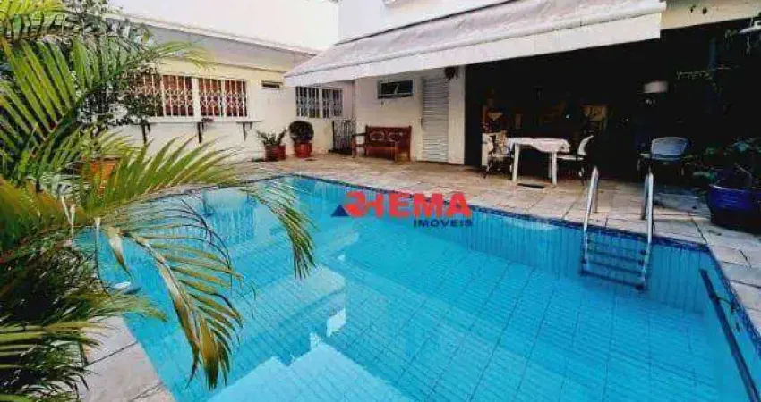 Sobrado com 5 dormitórios para alugar, 314 m² por R$ 16.000,01/mês - Boqueirão - Santos/SP