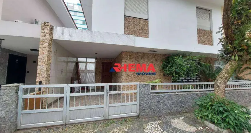 Sobrado com 4 dormitórios para alugar, 160 m² por R$ 6.300,01/mês - Aparecida - Santos/SP