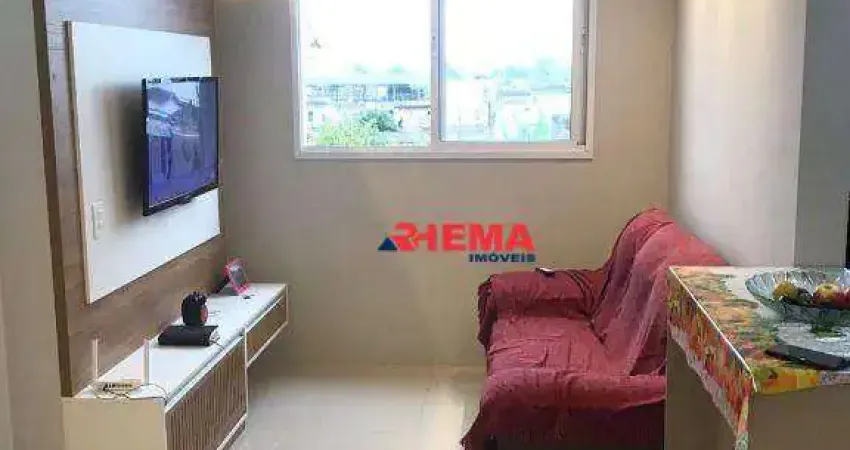 Apartamento com 2 dormitórios à venda, 45 m² por r$ 315.000,00 - castelo - santos/sp