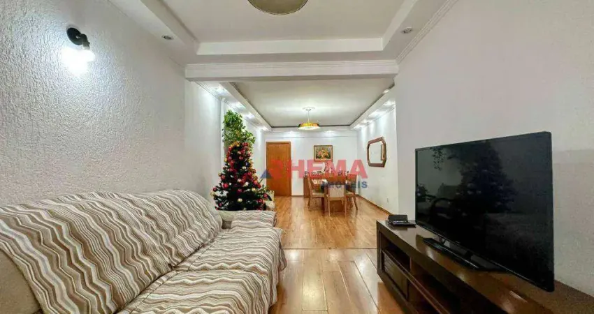 Apartamento com 3 dormitórios à venda, 144 m² por r$ 905.000,00 - aparecida - santos/sp