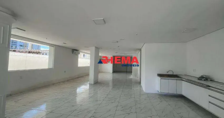 Sala para alugar, 179 m² por r$ 13.622,22/mês - ponta da praia - santos/sp