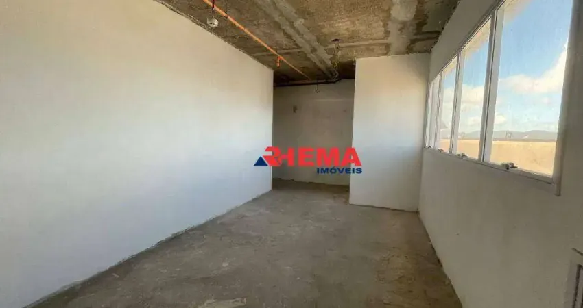 Sala para alugar, 30 m² por r$ 2.900,02/mês - ponta da praia - santos/sp