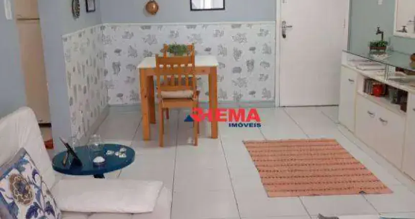 Apartamento com 1 dormitório à venda, 50 m² por r$ 430.000,00 - boqueirão - santos/sp