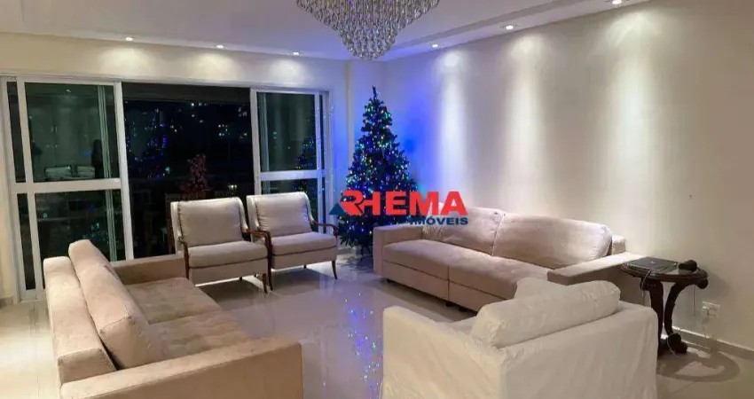 Apartamento com 3 dormitórios à venda, 199 m² por r$ 2.900.000,00 - ponta da praia - santos/sp