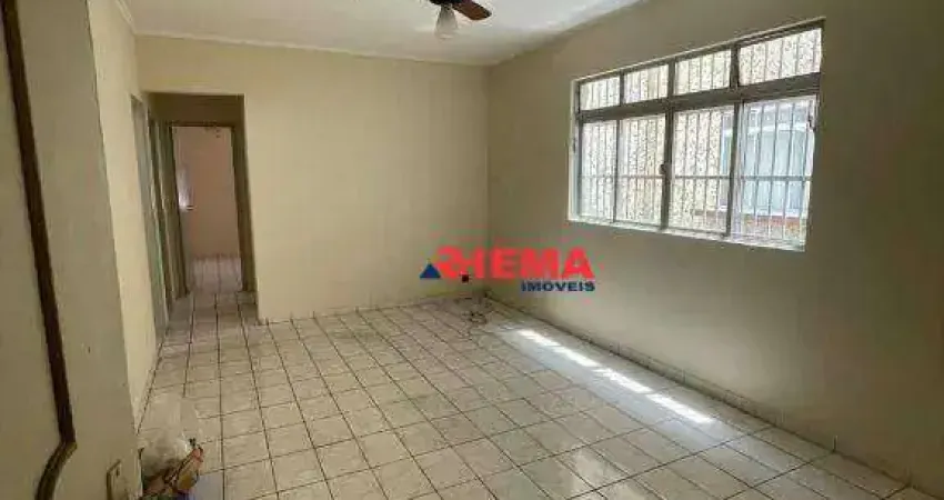 Apartamento com 2 dormitórios para alugar, 70 m² por r$ 2.750,01/mês - aparecida - santos/sp
