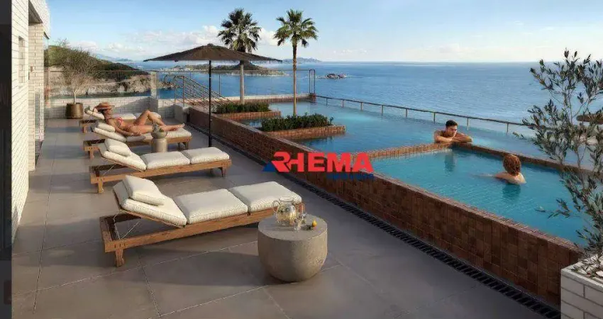 Apartamento com 1 dormitório à venda, 37 m² por r$ 320.000,00 - centro - são vicente/sp