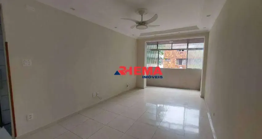 Apartamento com 2 dormitórios à venda, 75 m² por r$ 429.000,00 - embaré - santos/sp