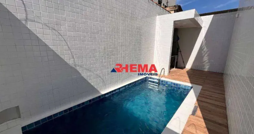 Casa com 3 dormitórios à venda, 170 m² por r$ 1.290.000,00 - aparecida - santos/sp