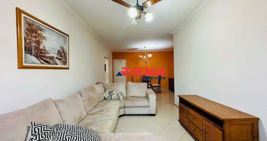 Apartamento com 2 dormitórios à venda, 97 m² por r$ 527.000,00 - marapé - santos/sp
