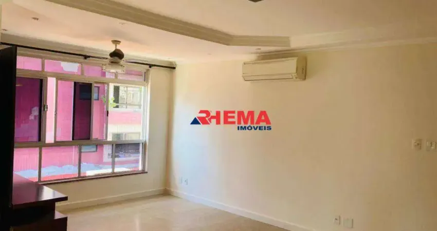 Apartamento com 2 dormitórios à venda, 80 m² por r$ 530.000,00 - embaré - santos/sp