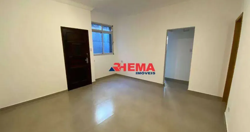 Apartamento com 2 dormitórios à venda, 86 m² por r$ 510.000,00 - boqueirão - santos/sp