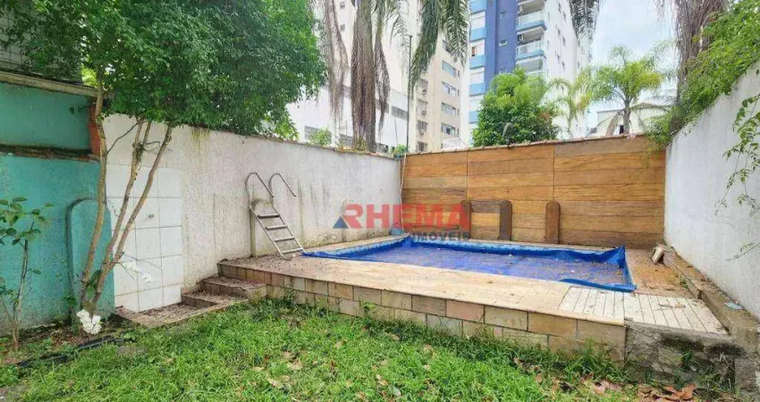 Sobrado 3 dormitórios para alugar, 200 m² por r$ 0/mês - aparecida - santos/sp