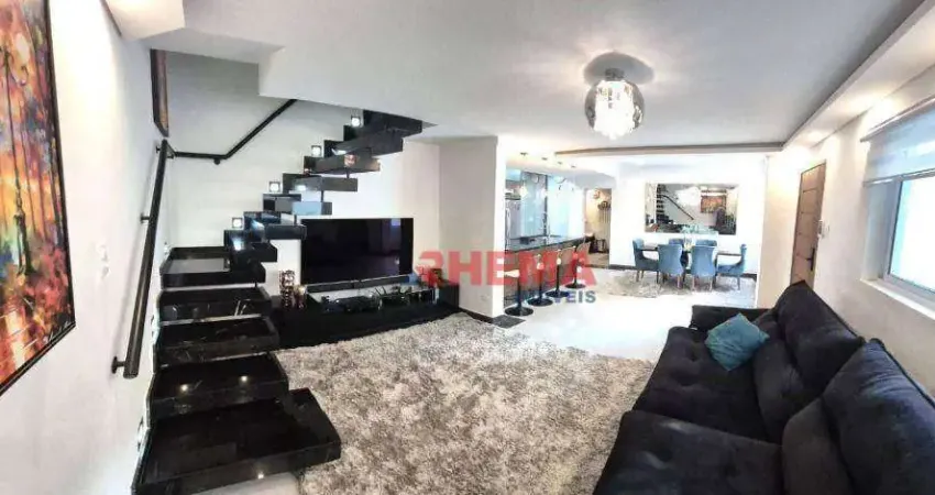 Sobrado com 2 dormitórios à venda, 156 m² por r$ 1.290.000,00 - embaré - santos/sp