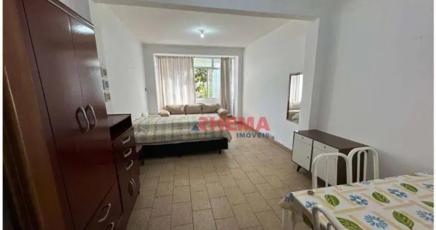 Kitnet com 1 dormitório à venda, 40 m² por r$ 310.000,00 - boqueirão - santos/sp