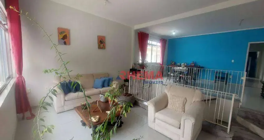 Sobrado com 3 dormitórios para alugar, 184 m² por r$ 5.900,01/mês - embaré - santos/sp