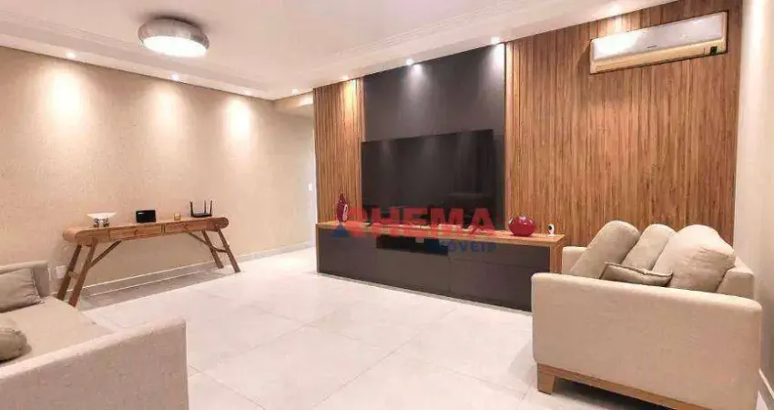 Apartamento com 3 dormitórios à venda, 103 m² por r$ 1.060.000,00 - ponta da praia - santos/sp