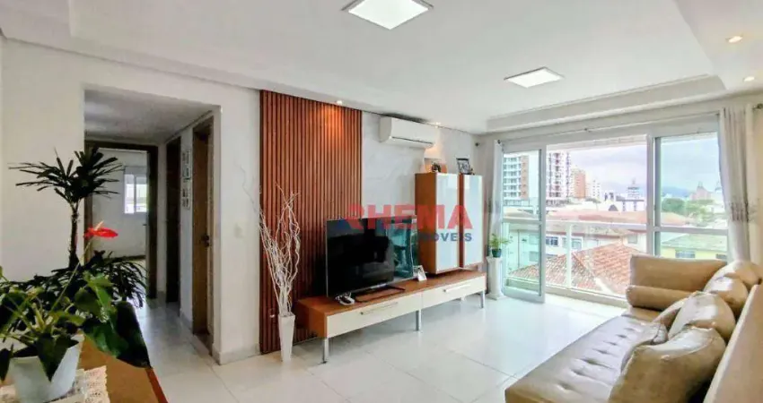 Apartamento com 2 dormitórios à venda, 82 m² por r$ 995.000,00 - aparecida - santos/sp