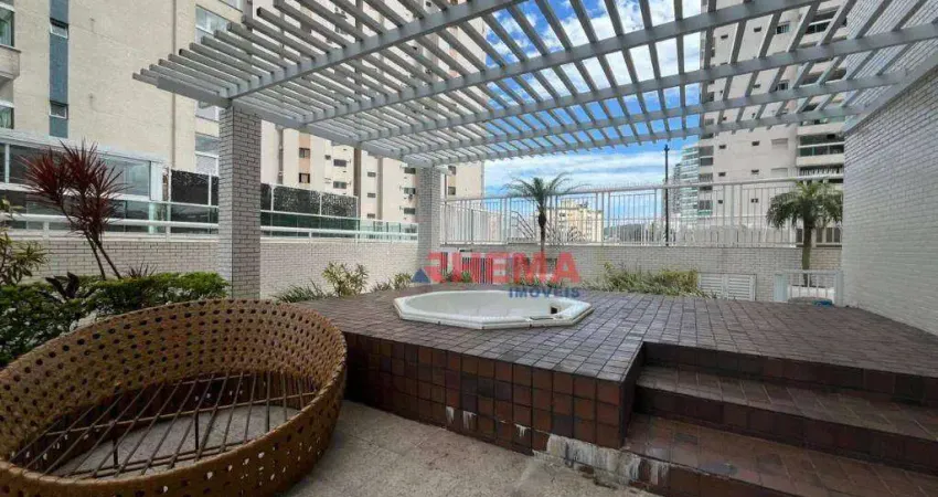 Apartamento para alugar, 77 m² por r$ 4.500,02/mês - ponta da praia - santos/sp