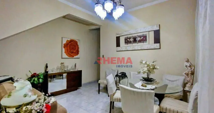 Casa com 3 dormitórios à venda, 115 m² por r$ 750.000,00 - boqueirão - santos/sp