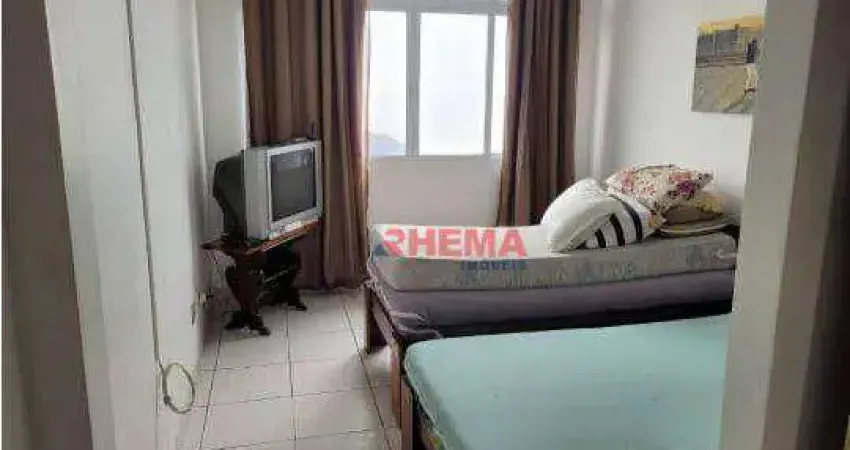 Kitnet para alugar, 35 m² por r$ 1.800/mês - josé menino - santos/sp