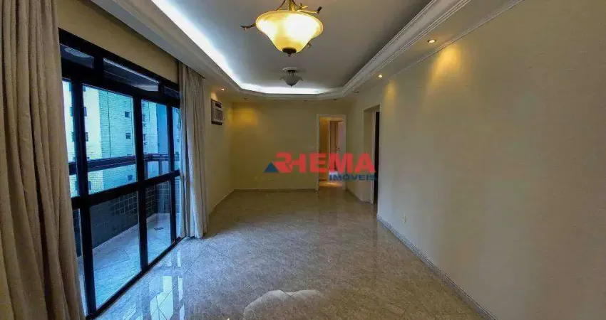Apartamento com 3 dormitórios à venda, 111 m² por r$ 1.500.000,00 - aparecida - santos/sp