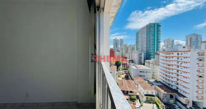 Apartamento com 2 quartos para alugar na Rua Oswaldo Cruz, Boqueirão, Santos