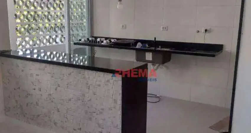 Apartamento com 2 dormitórios à venda, 50 m² por r$ 435.000,00 - gonzaga - santos/sp