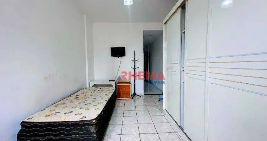 Kitnet para alugar, 26 m² por r$ 2.000/mês - aparecida - santos/sp