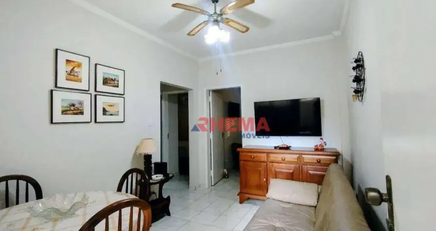 Apartamento com 2 dormitórios à venda, 65 m² por r$ 530.000,00 - aparecida - santos/sp