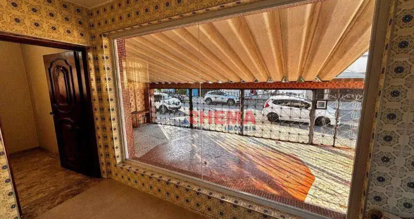 Sobrado com 4 dormitórios para alugar, 250 m² por r$ 10.000,01/mês - aparecida - santos/sp