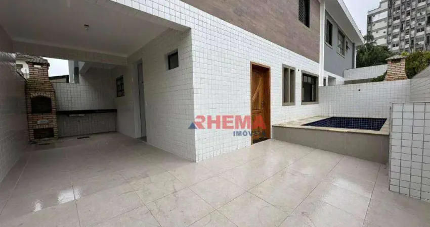 Sobrado com 3 dormitórios à venda, 140 m² por r$ 1.553.000,00 - vila belmiro - santos/sp