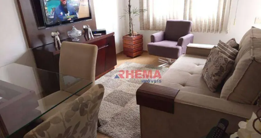 Apartamento com 1 dormitório à venda, 52 m² por r$ 420.000,00 - aparecida - santos/sp