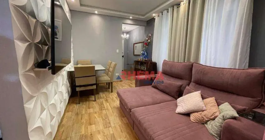 Apartamento com 2 dormitórios à venda, 63 m² por r$ 480.000,00 - embaré - santos/sp