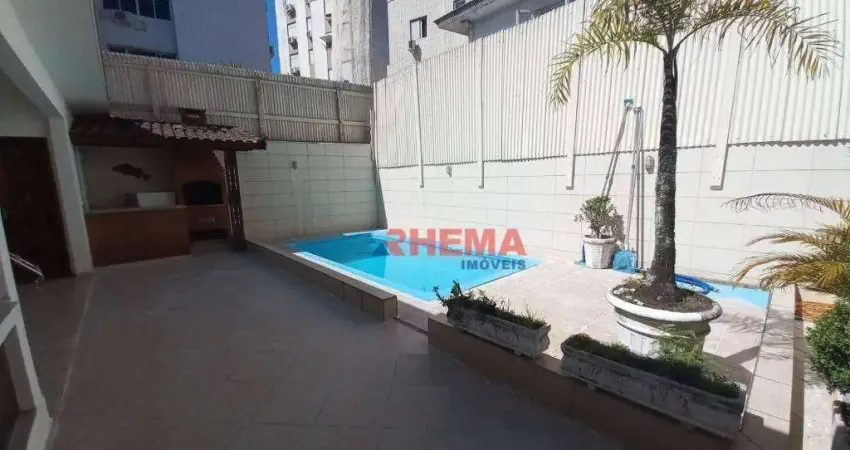 Sobrado com 4 dormitórios para alugar, 280 m² por r$ 9.500,01/mês - ponta da praia - santos/sp